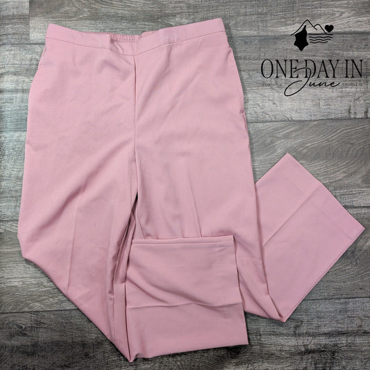Alfred Dunner Classic Fit Pull On Pants Size 16
