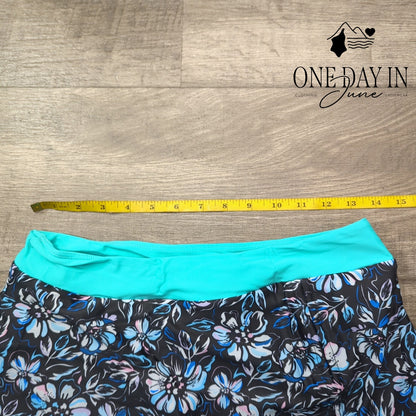 Yonique Skirted Tankini Swimsuit Size M