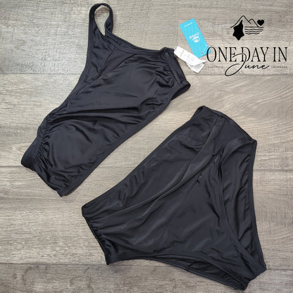 Cupshe One Shoulder High Waist Bikini Swimsuit Size L