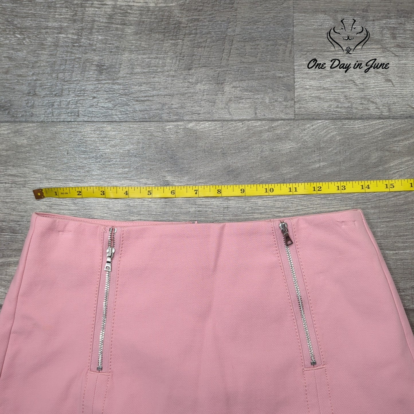 Loft Zipper Accent Mini Skirt Size 0