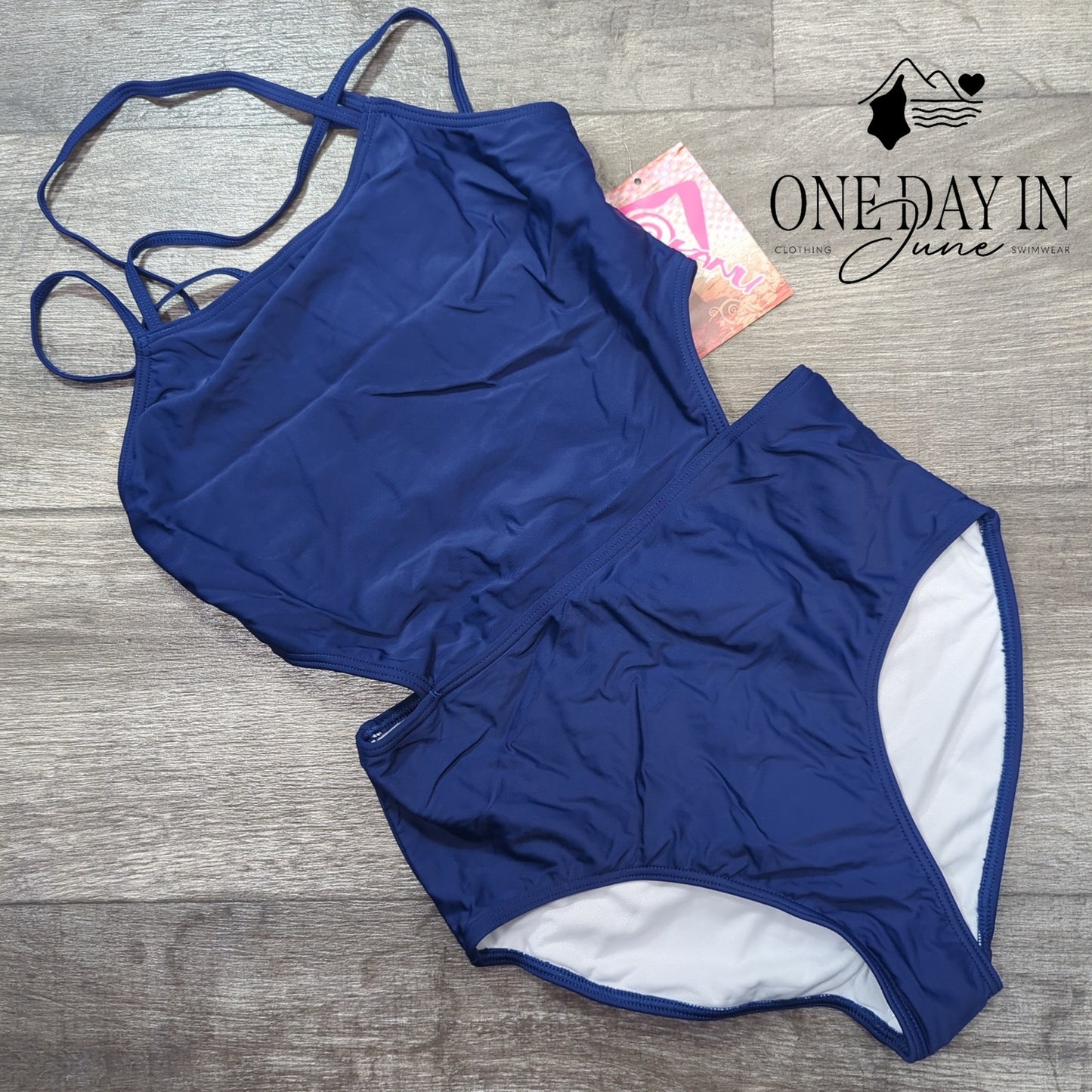 Kanu Surf Cut Out One Piece Swimsuit Size 16