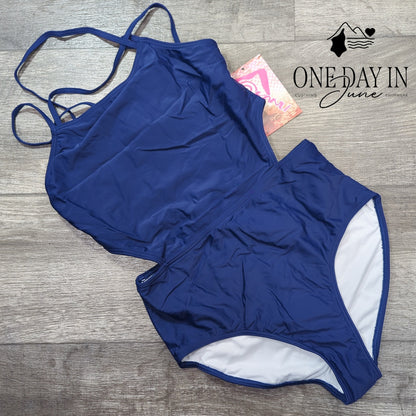 Kanu Surf Cut Out One Piece Swimsuit Size 16