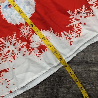 Amzbrly Sleeveless Santa Print Christmas Dress Size XL