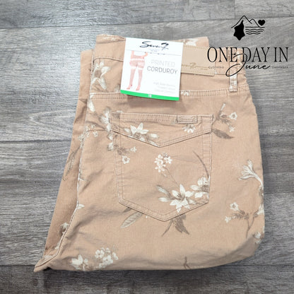 Seven7 High Rise Skinny Corduroy Pants Size 18