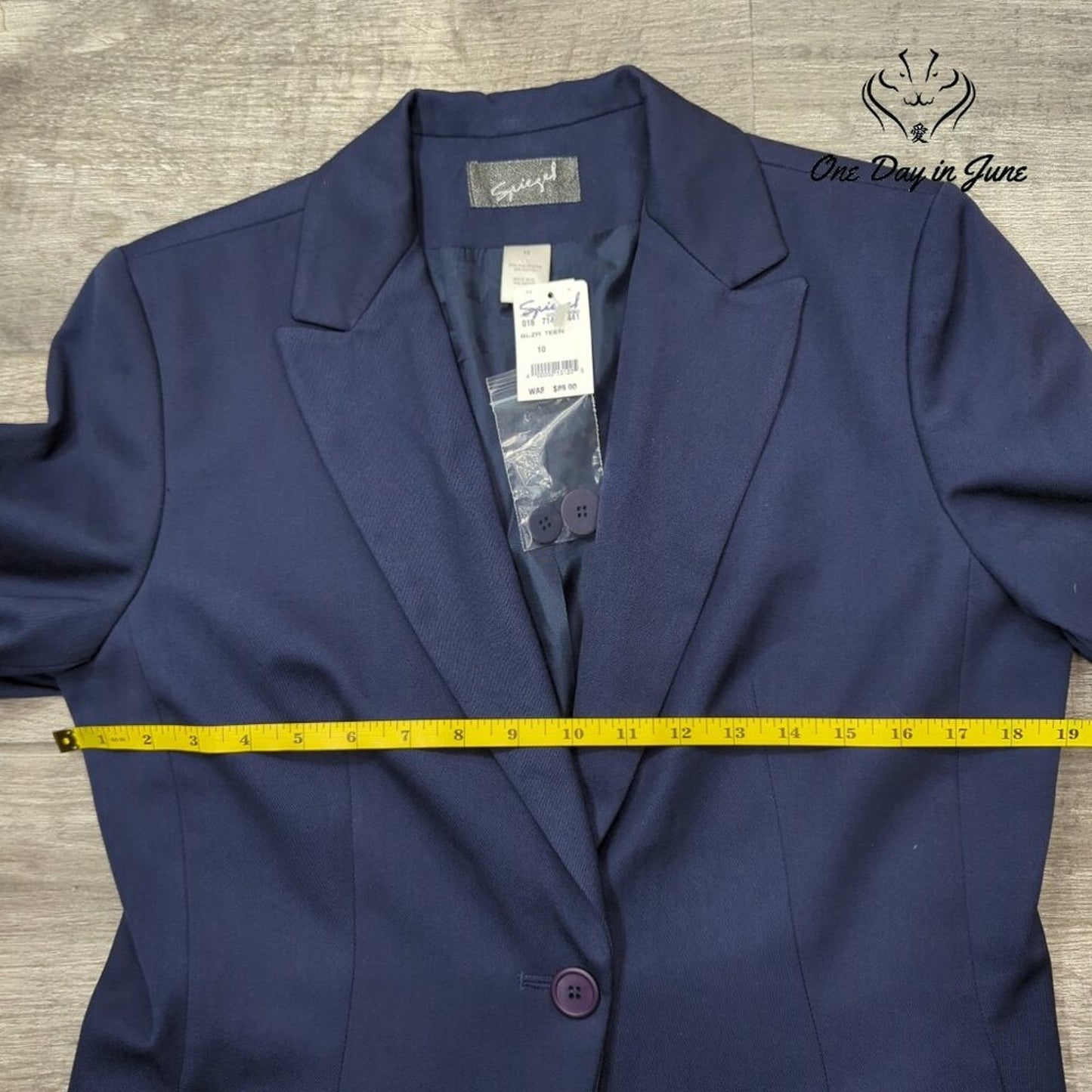 Spiegel One Button Blazer Size 10
