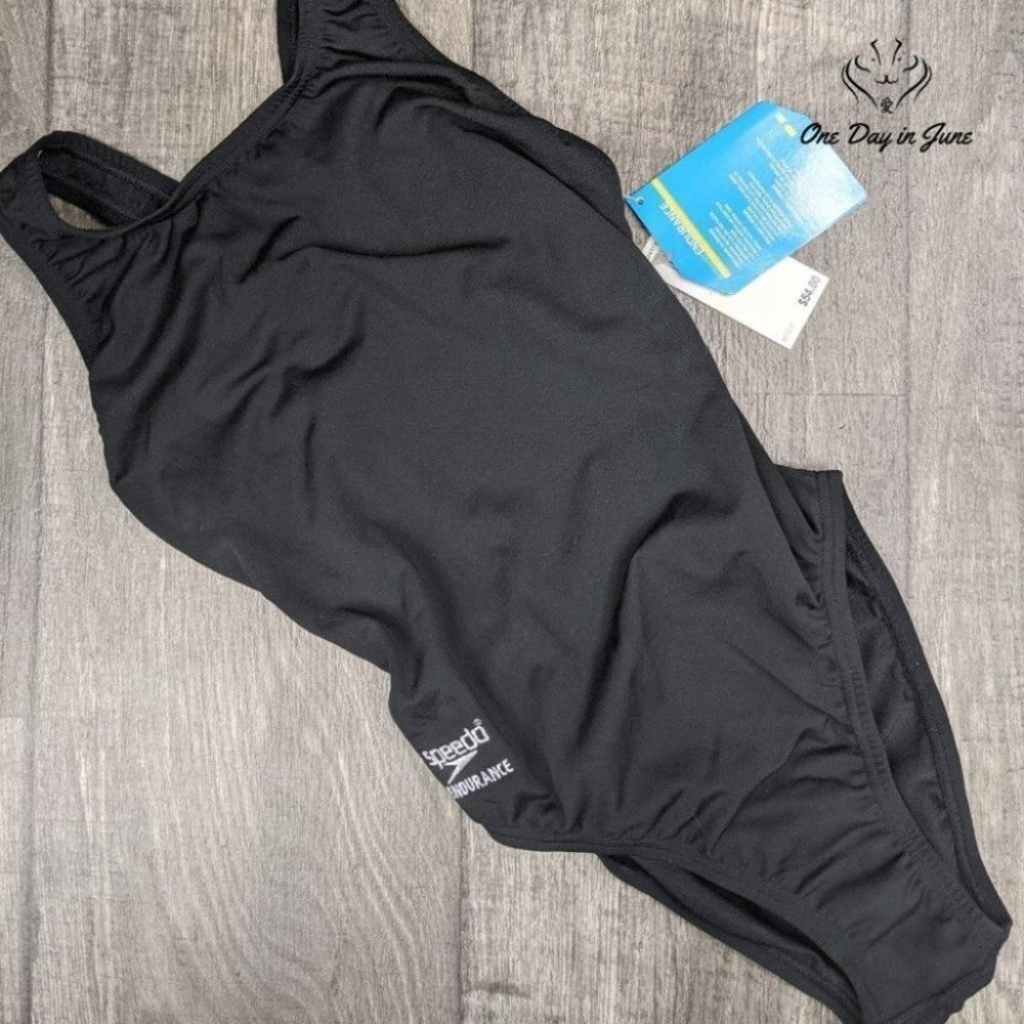 Speedo Solid Endurance One PieceBust 33, Waist 25, Hip 35.5 Size 28