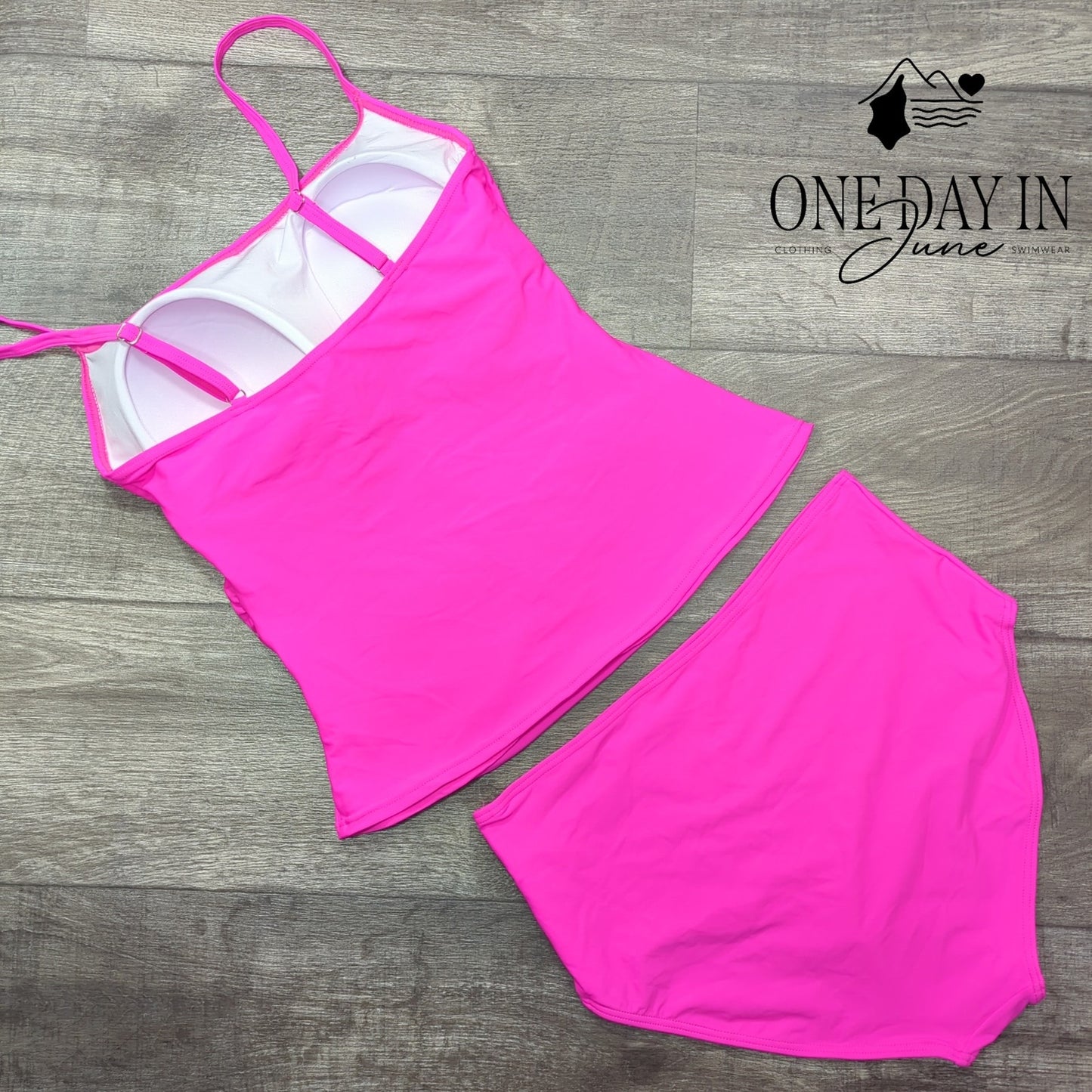 Eomenie Tummy Control Tankini Swimsuit Size L