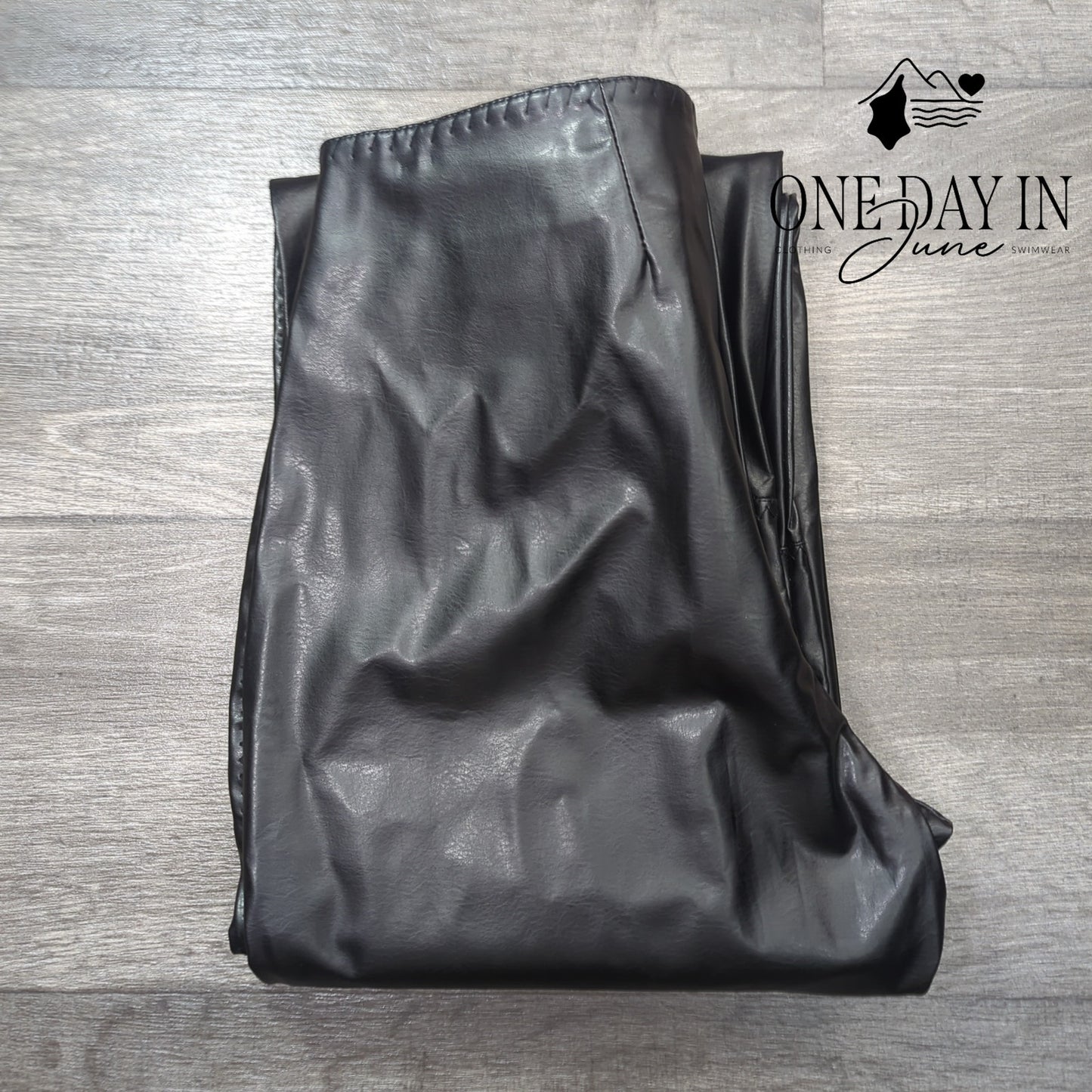 Louise Paris Vintage Lace Up Faux Leather Pants Size 10