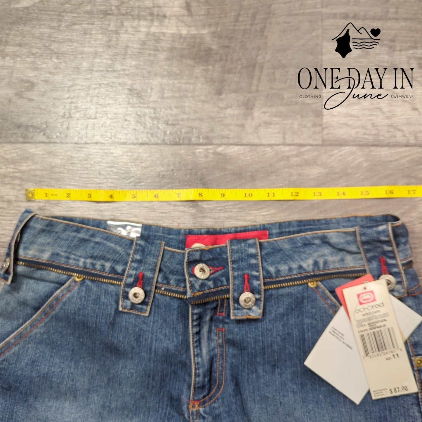Ecko Red Juniors Cropped Jeans Size 11