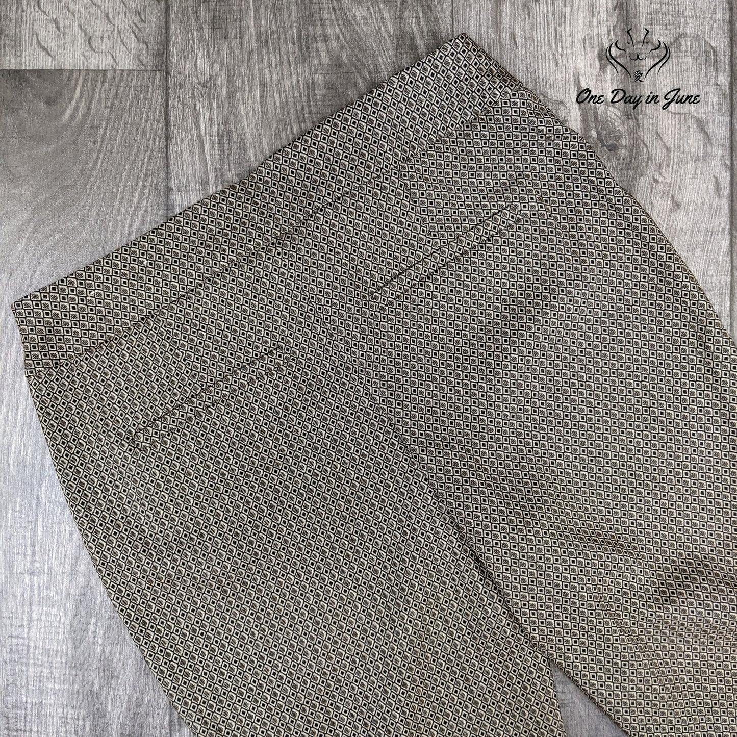 Chico's Square-Print Jacquard Skinny Ankle Pants Size 6R