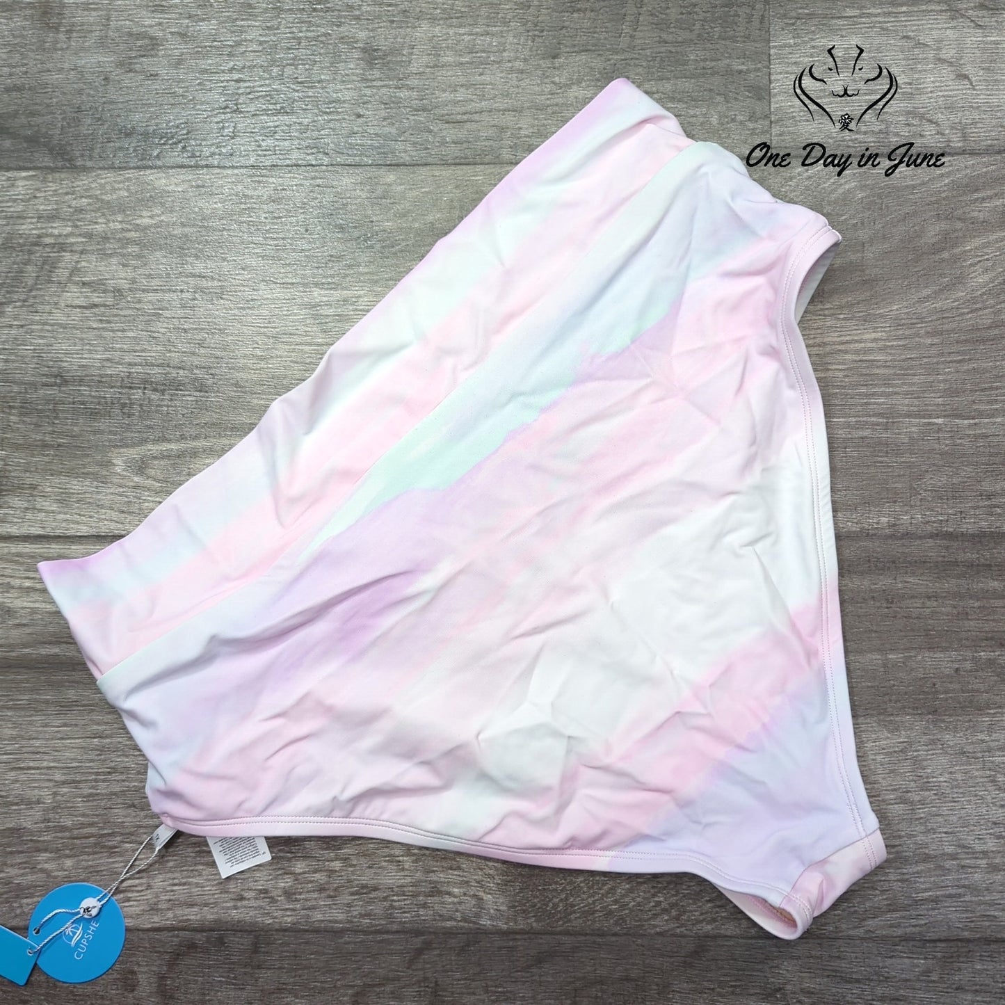 Cupshe Plus Size High Waist Bikini Bottom Size 1X