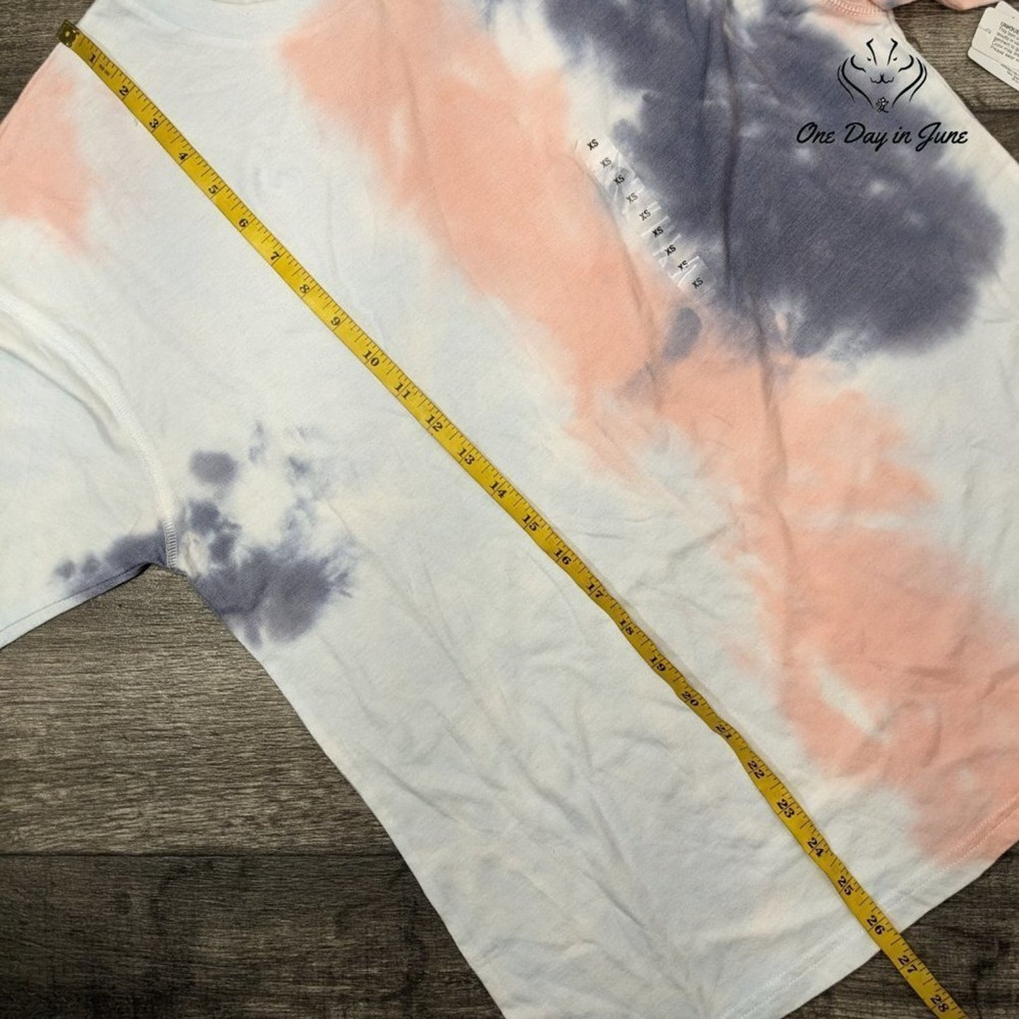 Flirtitude Tie Dye Short Sleeve Top Size XS