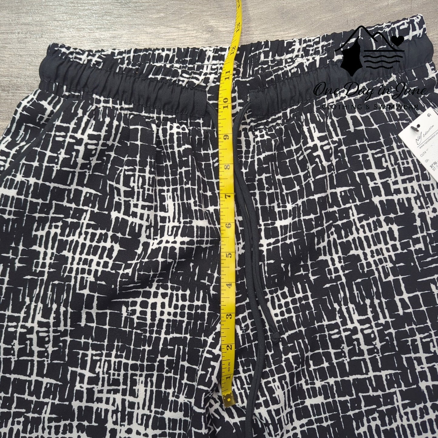 NY Collection Drawstring Casual Pants Size S