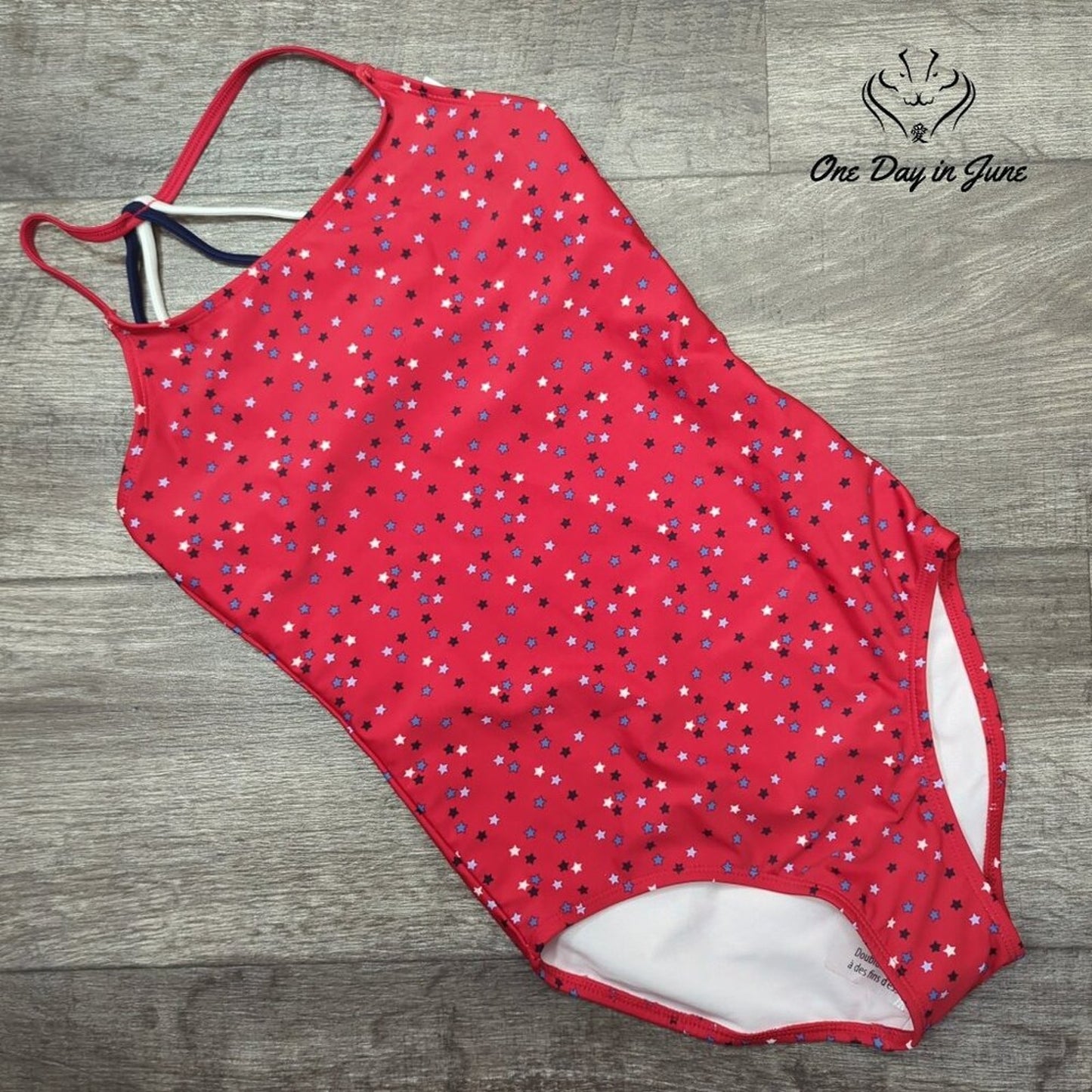 OshKosh UPF 50+ One Piece Simwsuit Size 14