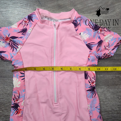 Aleumdr Rash Guard One Piece Swimsuit Size 4Y