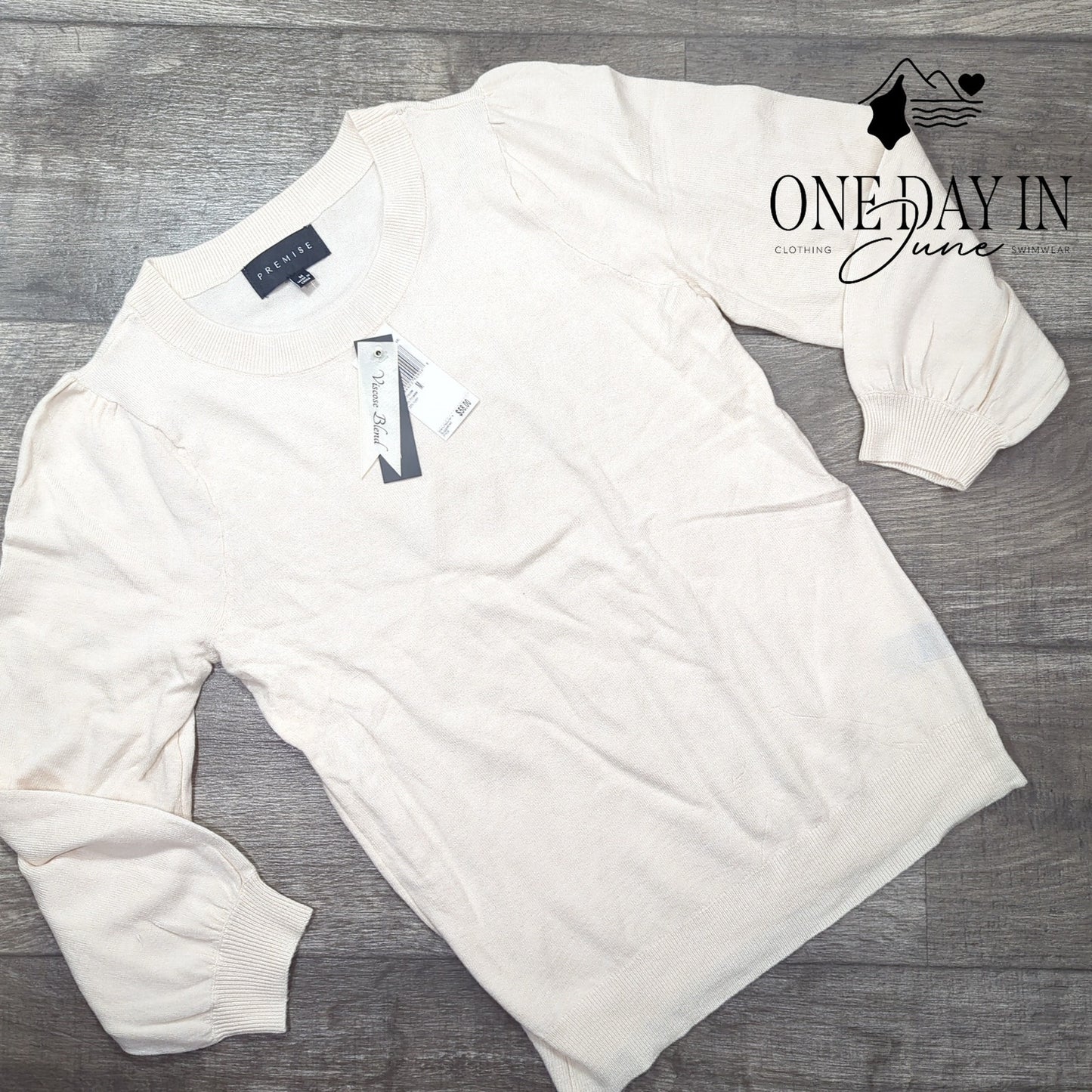 Premise Pull Over Knit Long Sleeve Sweater Size M