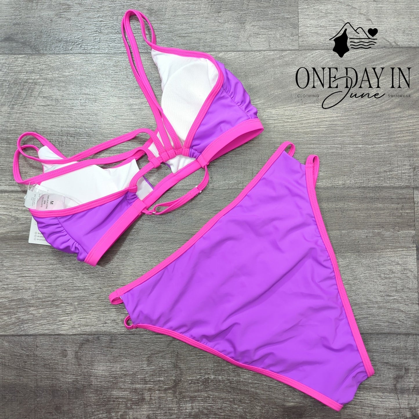Cupshe High Cut Keyhole Bikini Swimsuit Size M