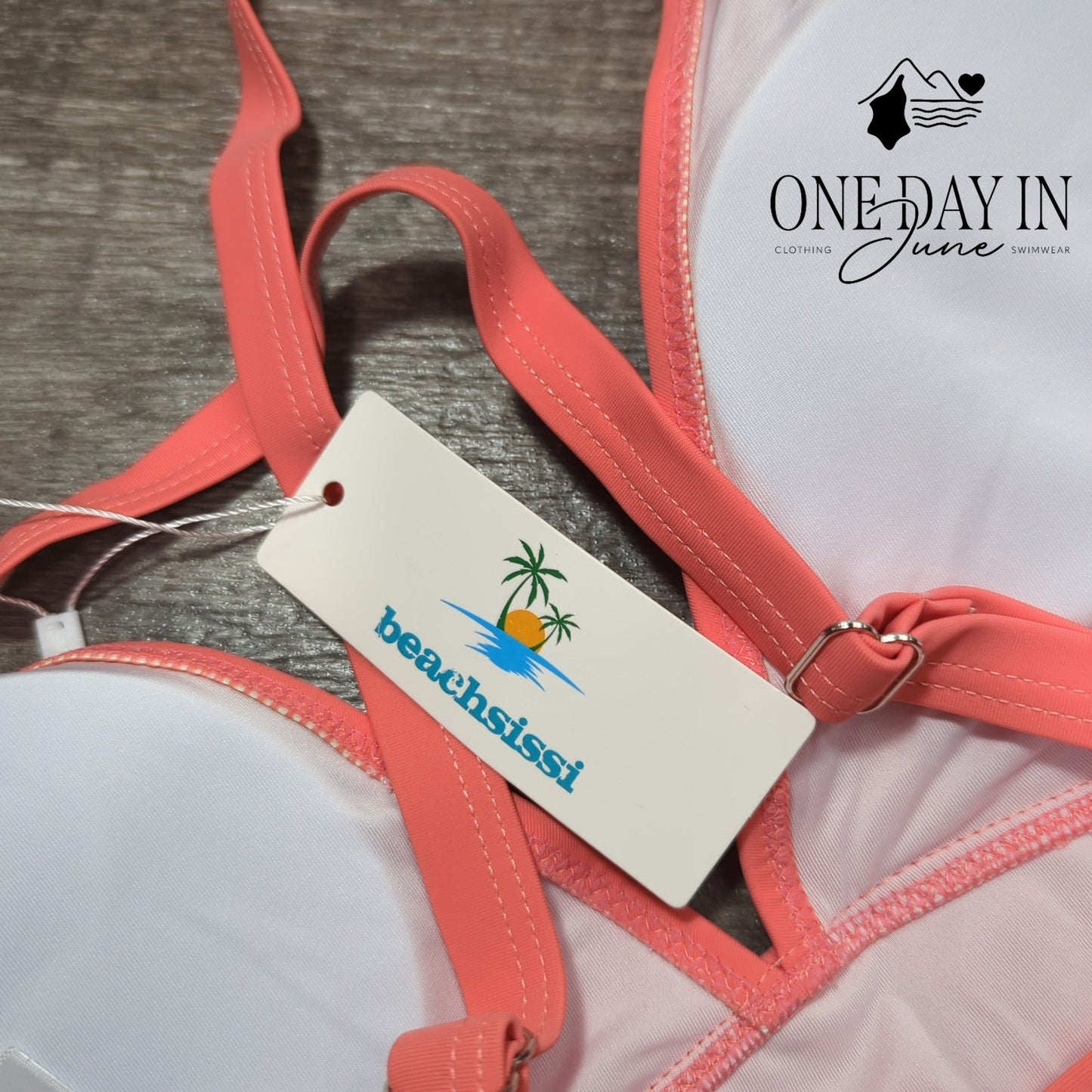 Beachsissi Floral Tankini Swimsuit Size S