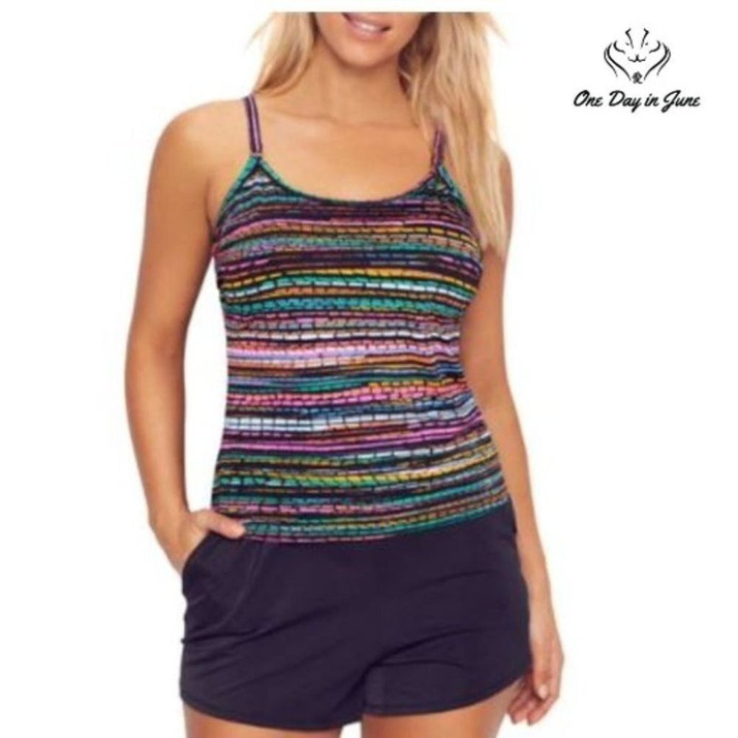 Trimshaper City Lights Farrah Romper One-Piece Size 20W