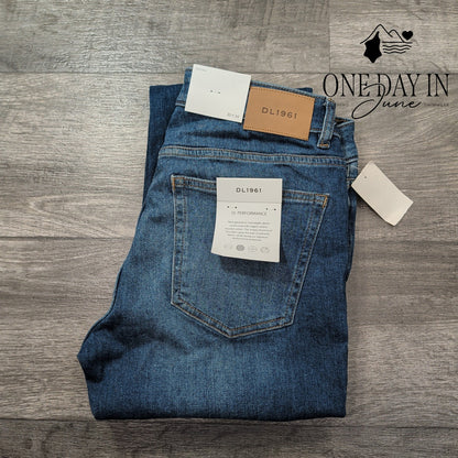 DL1961 Nick Slim Jeans Seaside Blue Stretch Denim NWT $198 Size 30X34