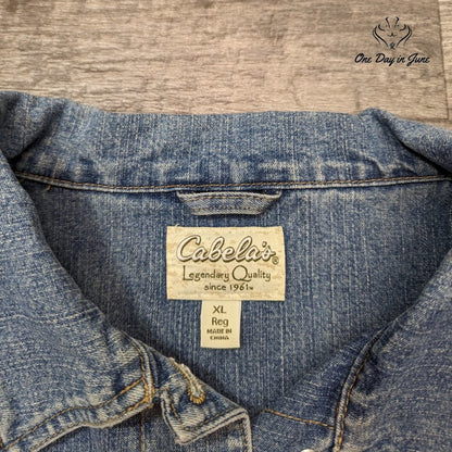 Cabela's Denim Jacket Size XL