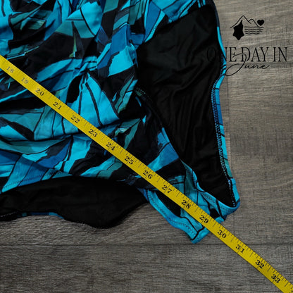 Aqua Regina Tropical One Piece Swimsuit Size XL
