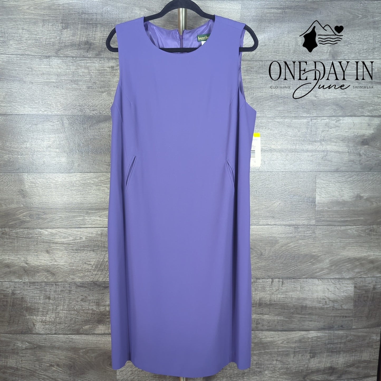 harve' benard Sleeveless Pocketed Lined Dress Size 14