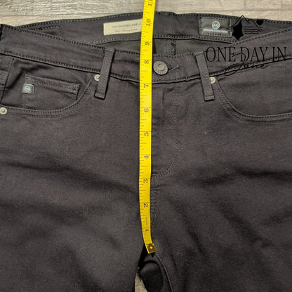 AG Adriano Goldschmied The Legging Ankle Black Skinny Stretch Jeans NWT Size 2