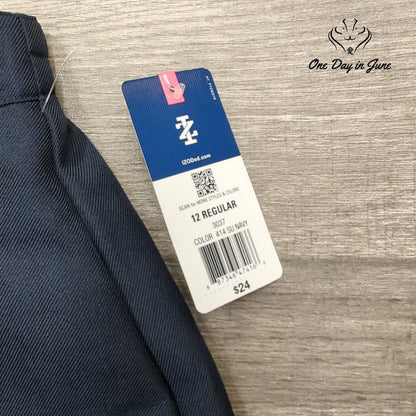 Izod Approved Schoolwear Girls Pleated Skort Navy Regular NWT Size 12 Regular