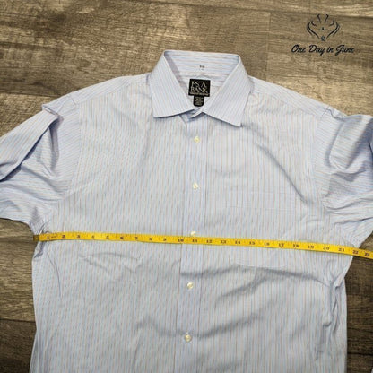 Jos. A. Bank Striped Button Down Shirt Size 16-36