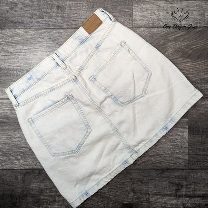 Aero High Rise Denim Skirt Size 4