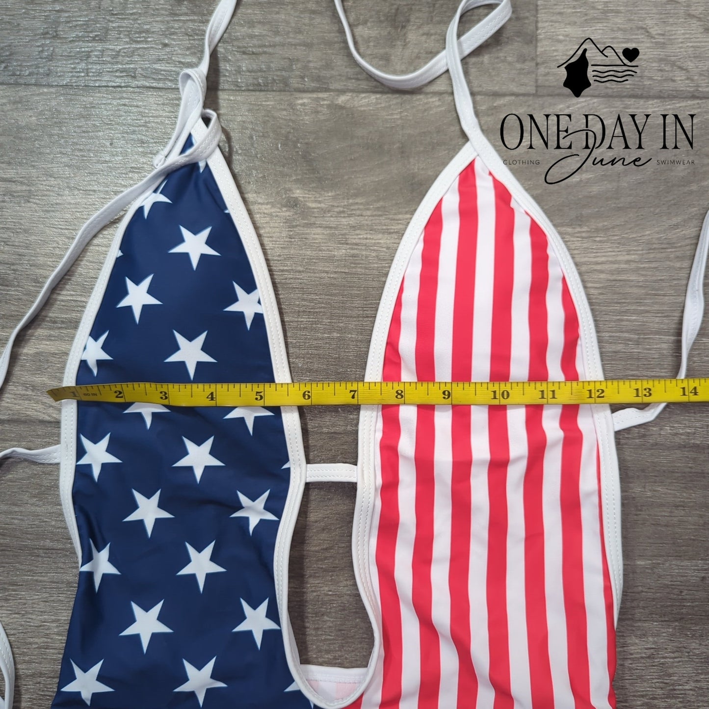 Charmo Deep V Halter Tie Back Cheeky One Piece Size S