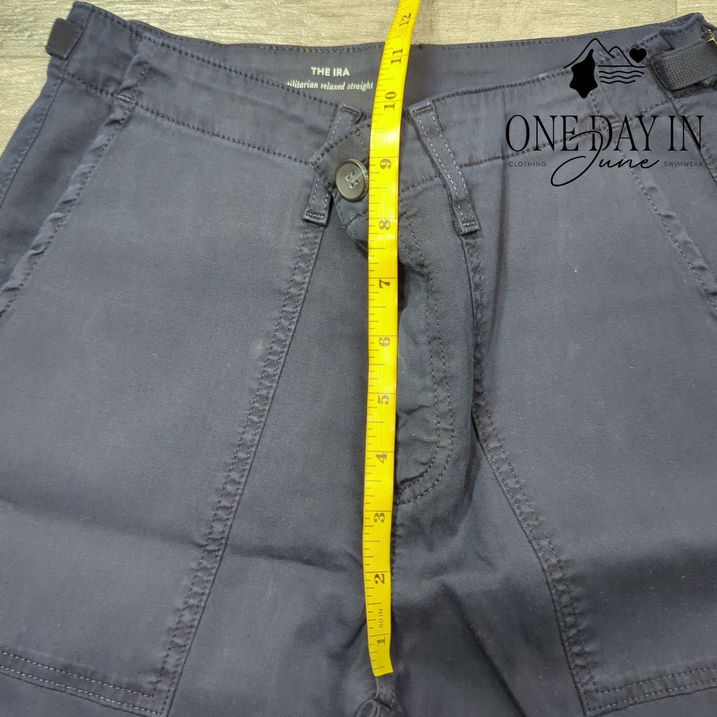 AG Adriano Goldschmied Ira Utilitarian Relaxed Straight Leg Pants Size 27 (4)