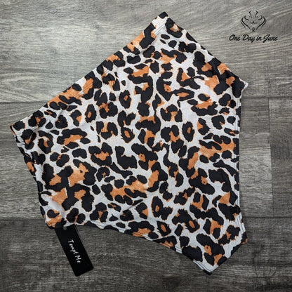 Holipick High Waist Leopard Bikini Bottom Size L