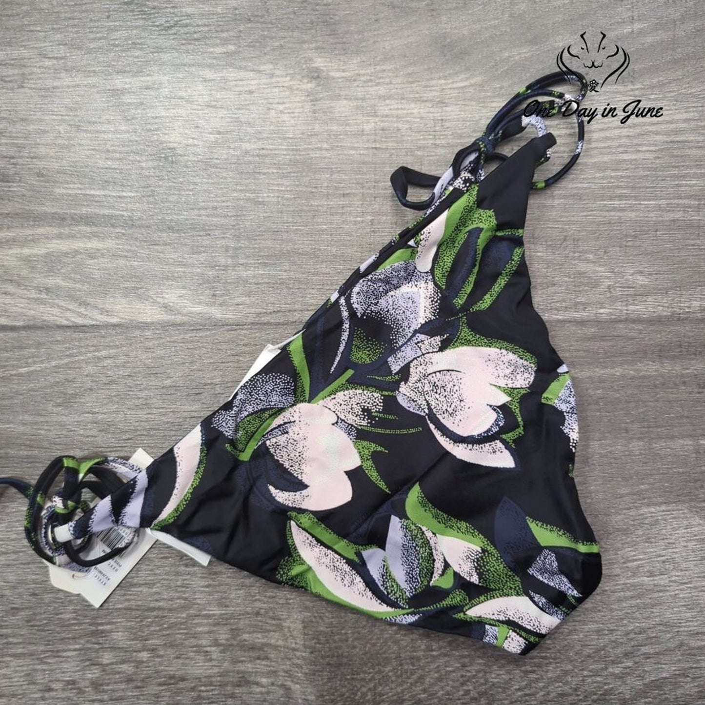 RVCA Pixie Medium Coverage Tie Side Bikini Bottom Size S