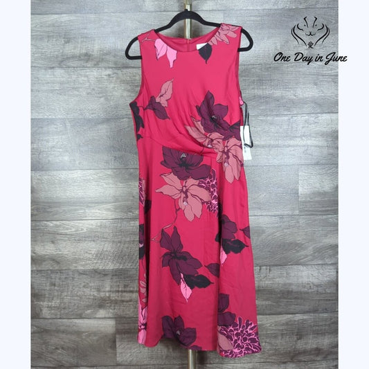 Liz Claiborne Sleeveless Floral Dress Size 10