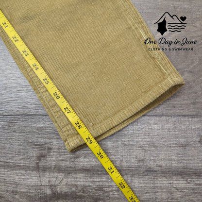 Levi's 314 Shaping Straight Corduroy Pants Size 29X30