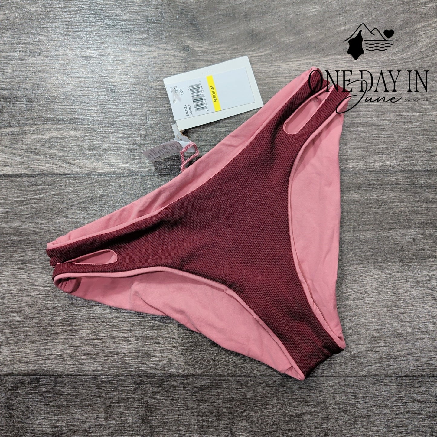 Becca Ribbed Bikini Bottom Size M