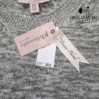 Philosophy Cap Sleeve Sweater Size M
