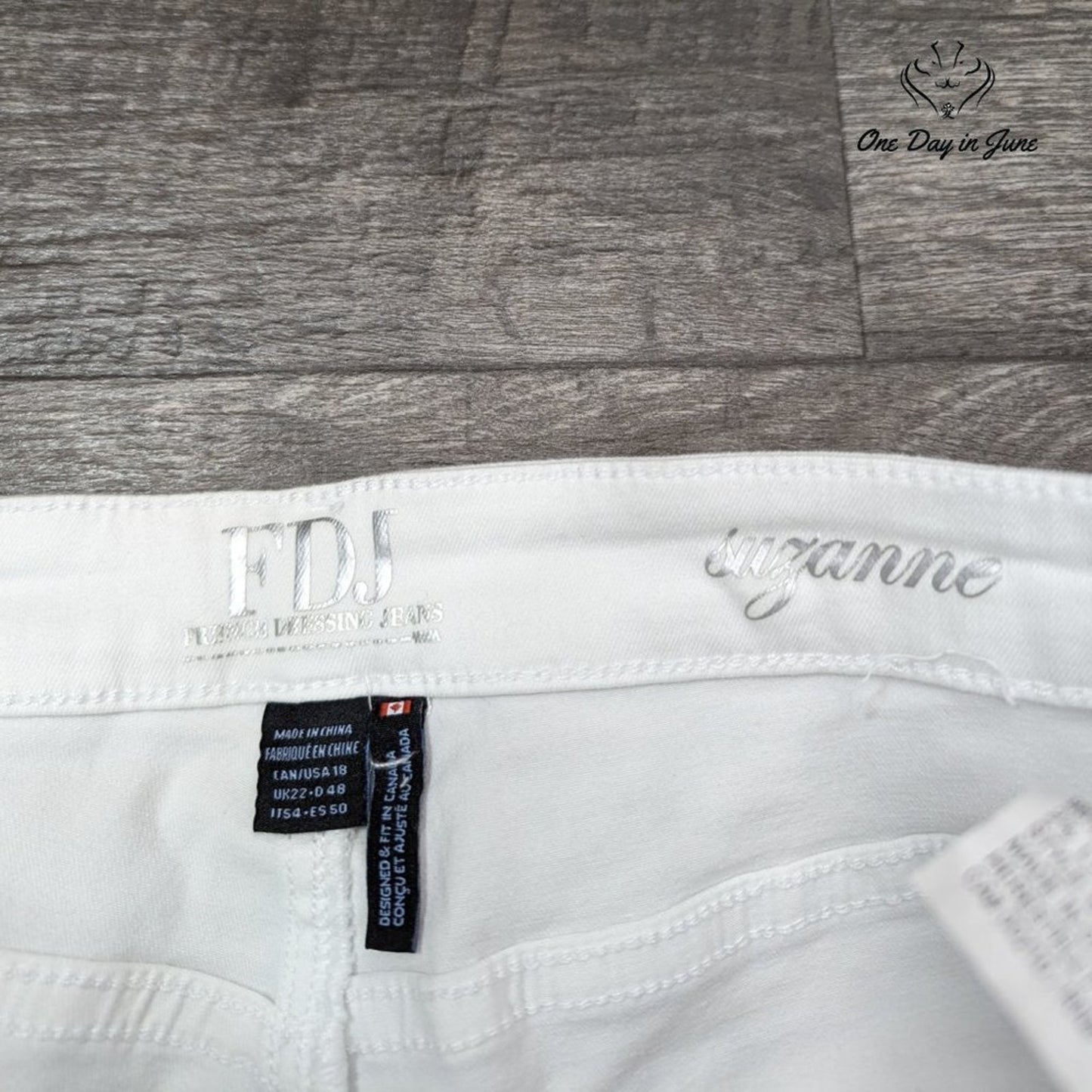 FDL Suzanne Cropped Jeans Size 18