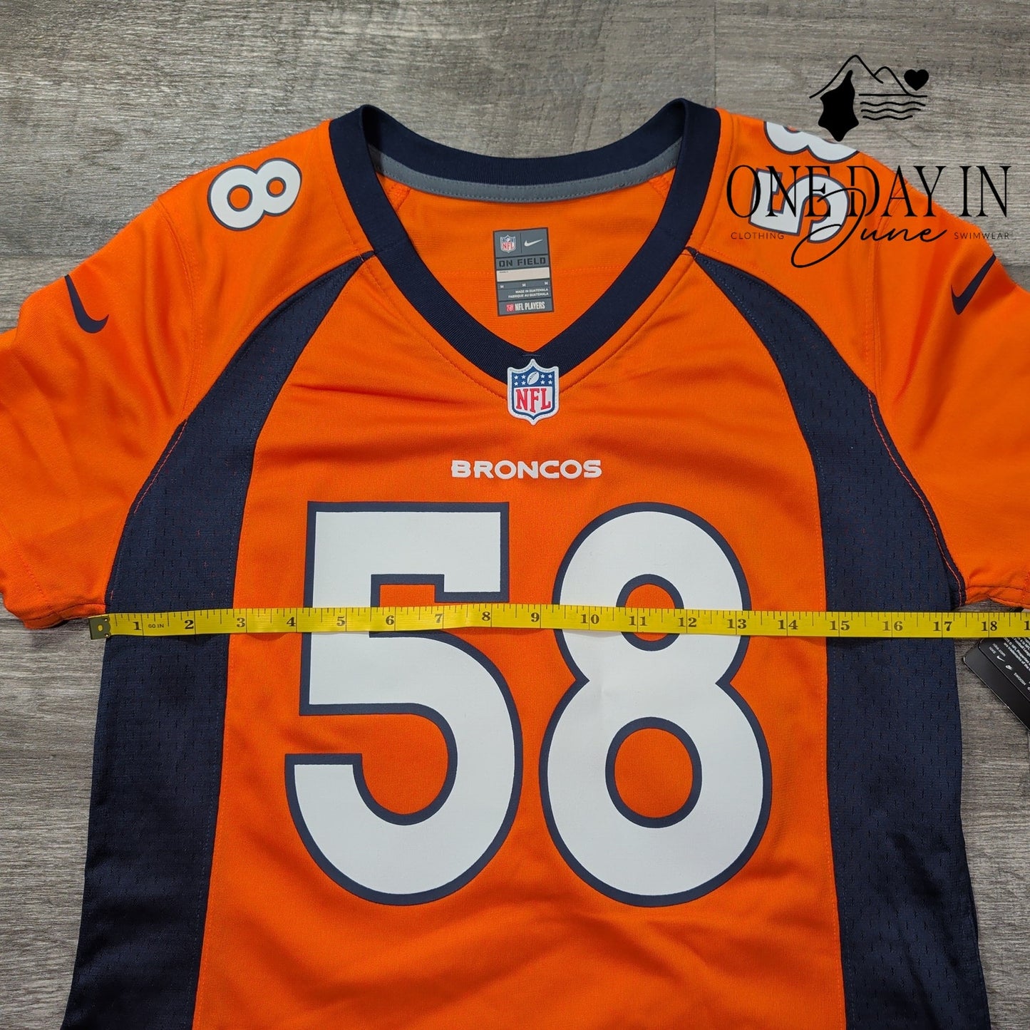 NFL Apparel Von Miller #58 Broncos Jersey Orange NFL On Field NWT $95 Size M