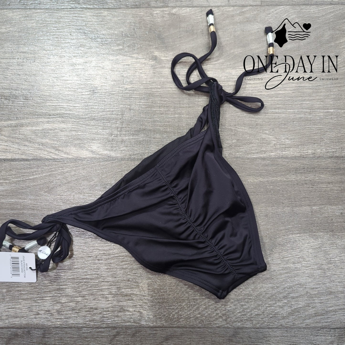 A.Che Jolie String Ruched Back Bikini Bottom Size S