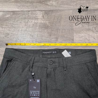Denim & Flower City Pant Gray Bi Stretch Dress Trouser Pants NWT Size 32