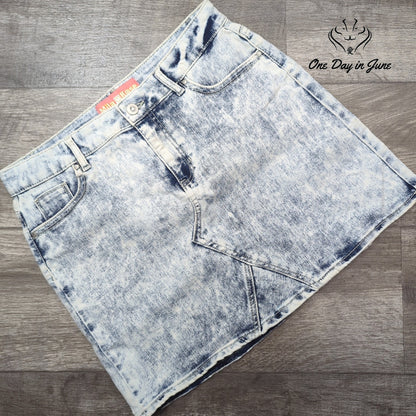 Mila Rose Denim Mini Skirt Size 18