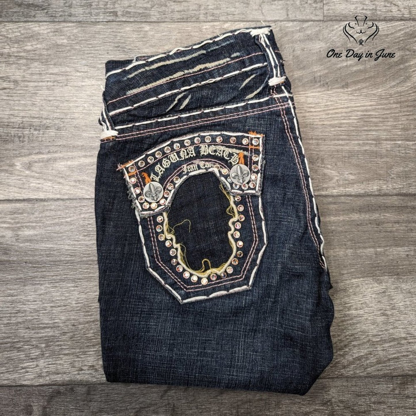 Laguna Beach Straight Leg Jeans Size 27 (4)