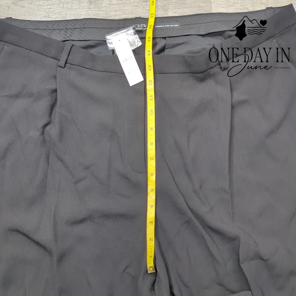 J.Crew Essential Wide Leg Dress Pants Black NWT Size 22