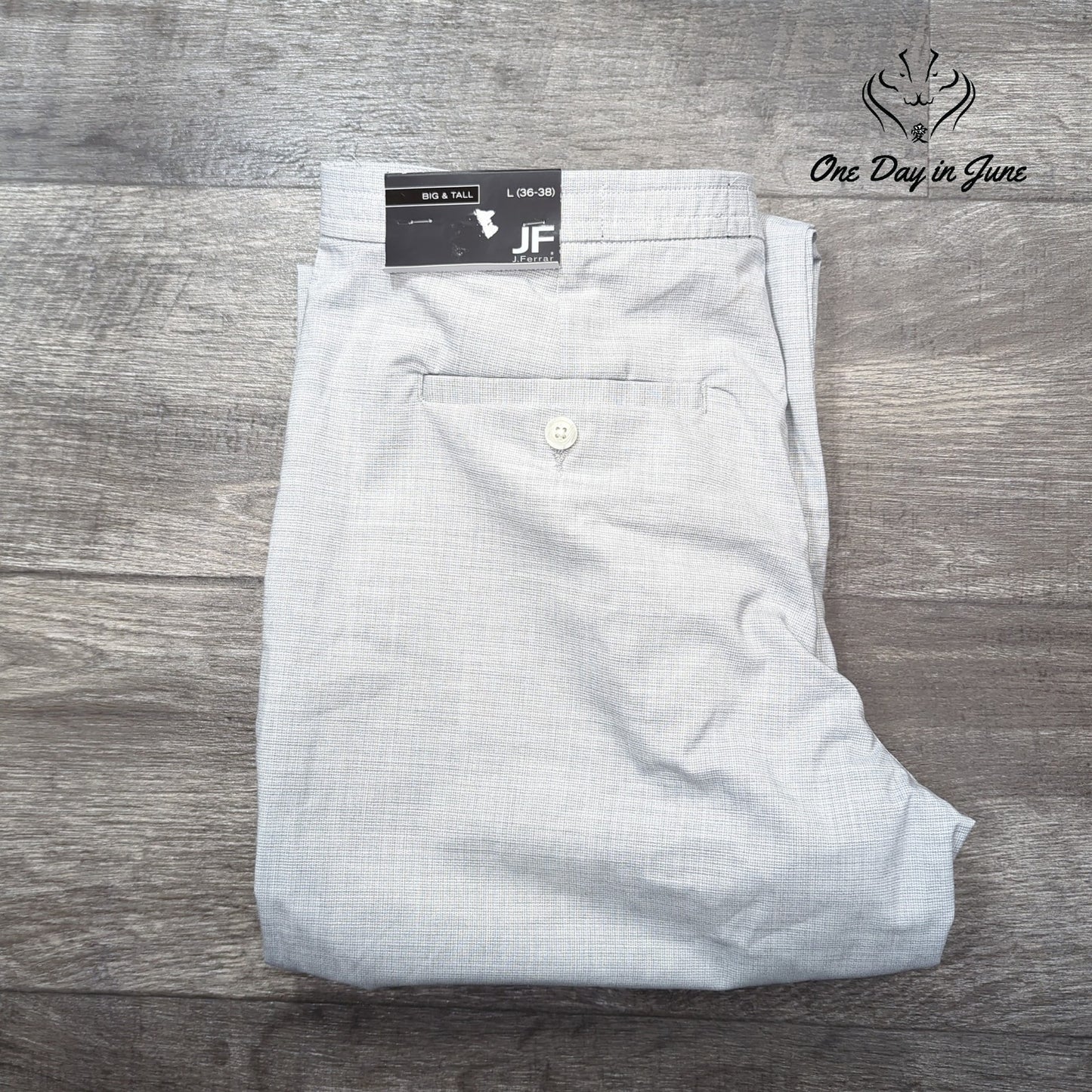 J.Ferrar Flat Front Drawstring Pants Size L