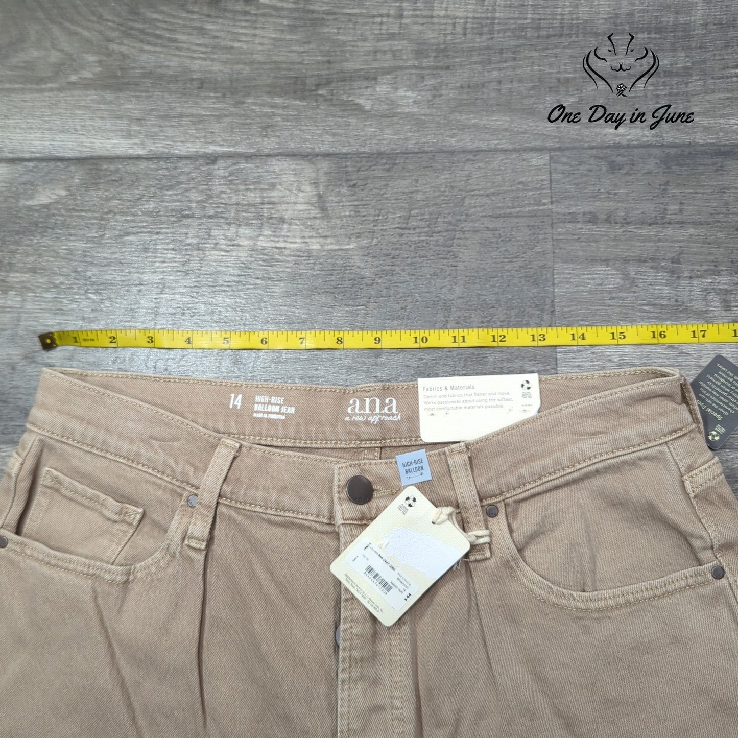 a.n.a High Rise Balloon Jeans Size 14