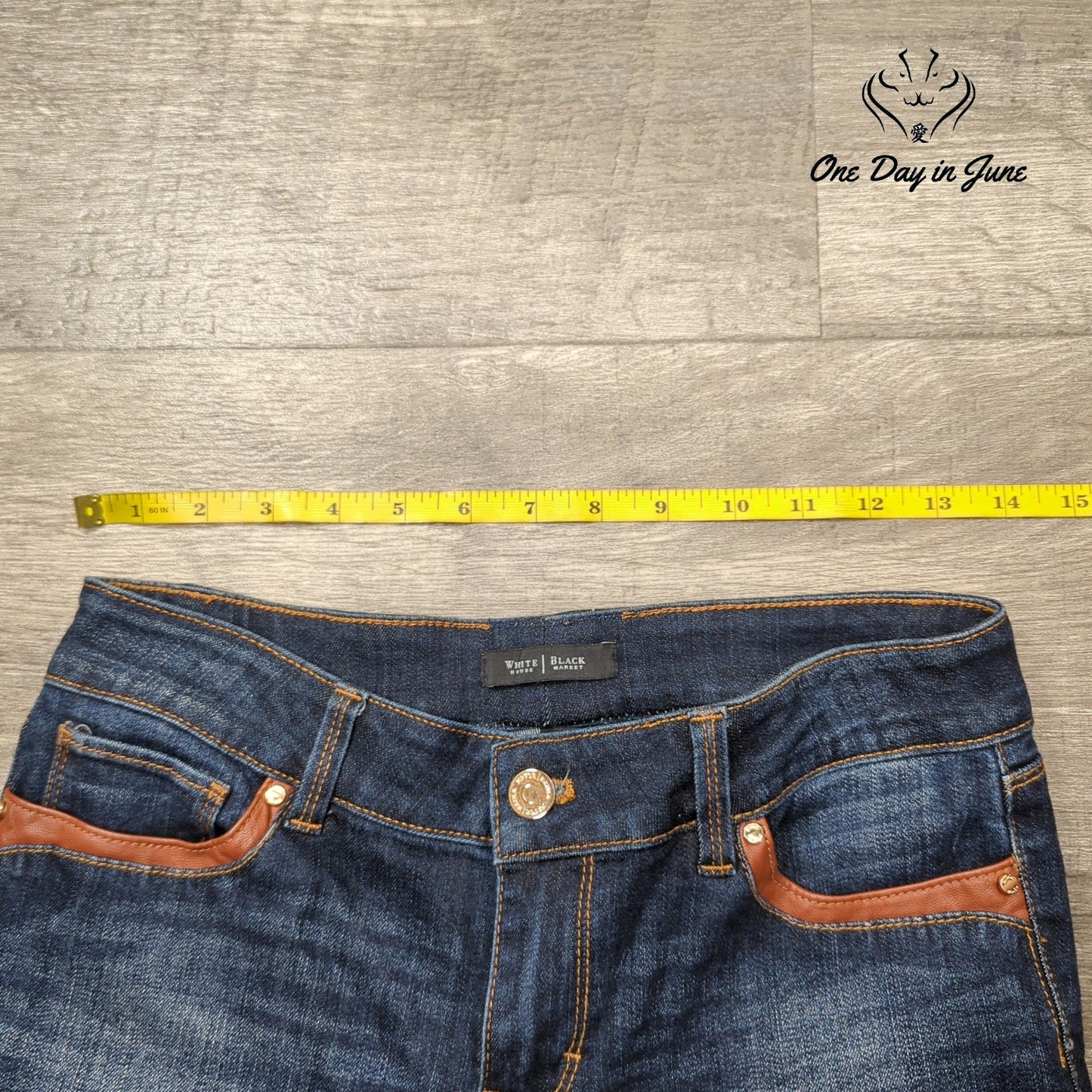White House Black Market Skimmer Jeans Size 2