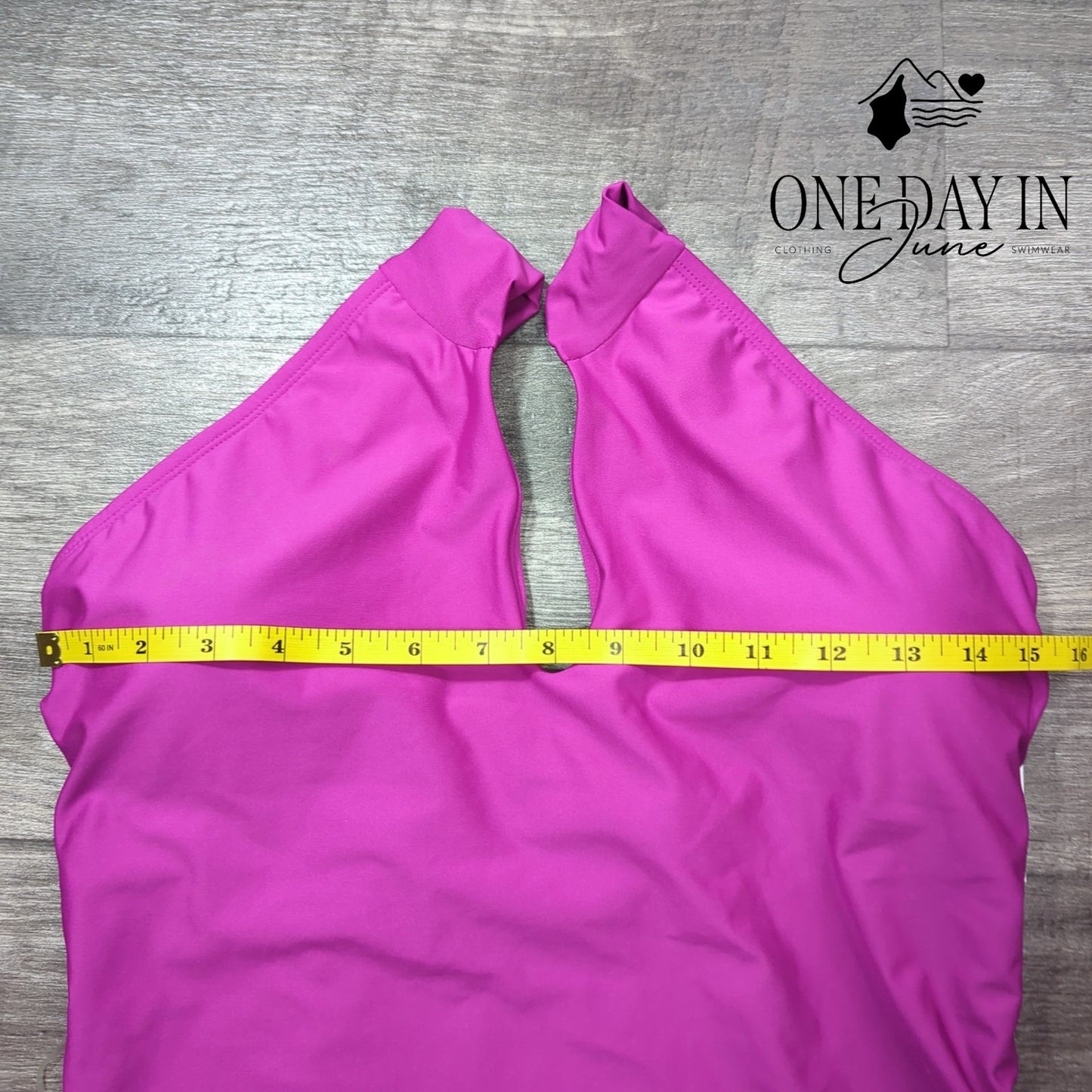 Apt. 9 V Neck One Piece Swimsuit Size L